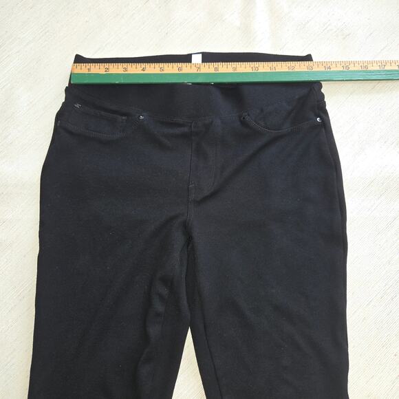Seven7 black pull on leggings with back pockets woman's size small - Picture 4 of 7